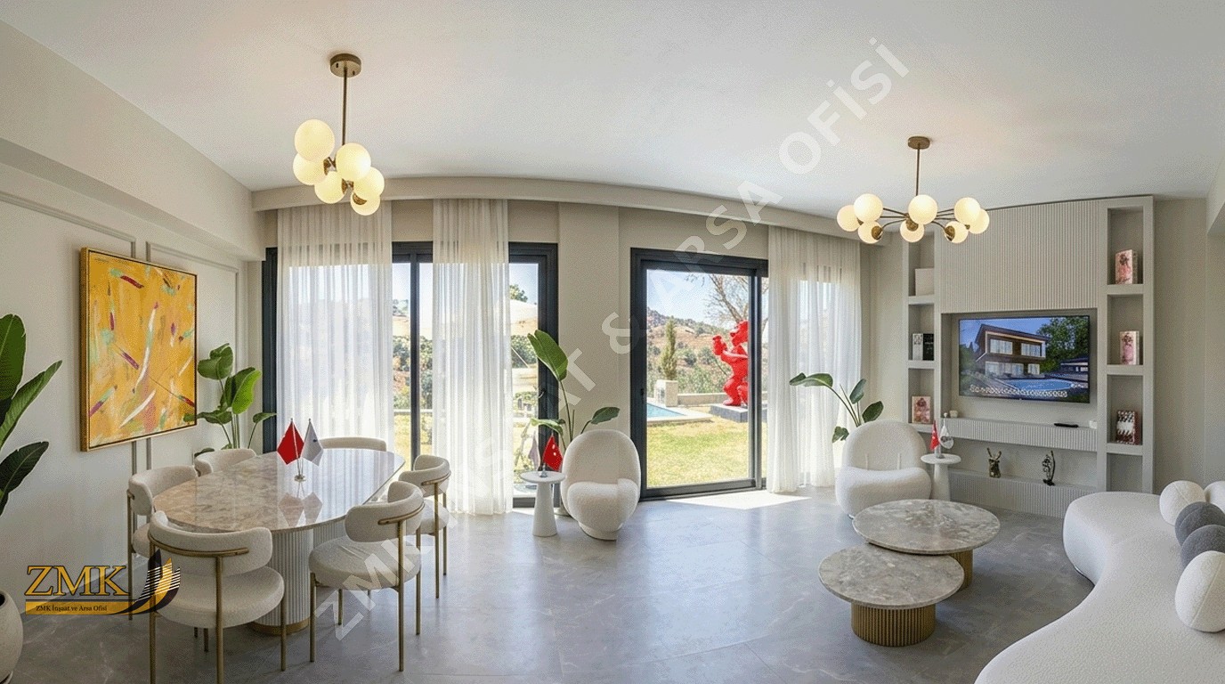 MİLAS DÖRTTEPEDE PRESTİJLİ 4+1 VİLLA FIRSATI